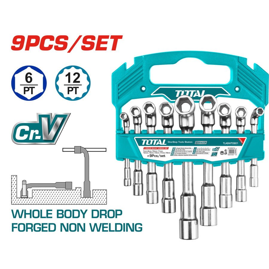 طقم بوكس 9 قطع من Total - Smart Hack