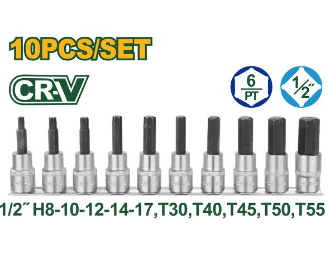 طقم بوكس نجمة 1/2" من جاديفير Jadever - Smart Hack