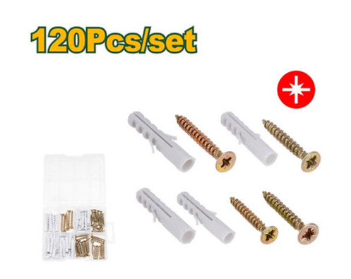 طقم براغي مع اسافين 120او140 قطعة من جادايفر Jadever - Smart Hack