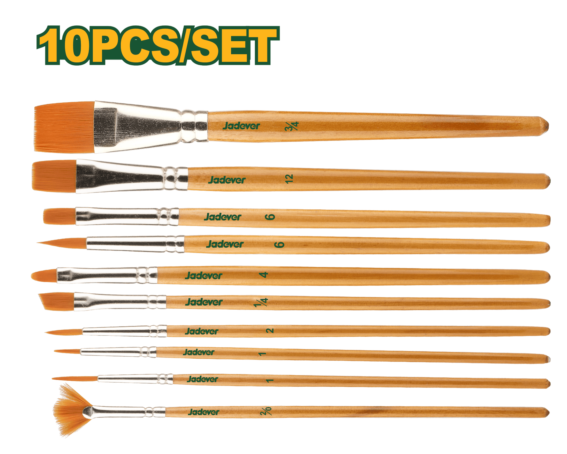 طقم فراشي رسم 10 قطع من جادايفر Jadever - Smart Hack