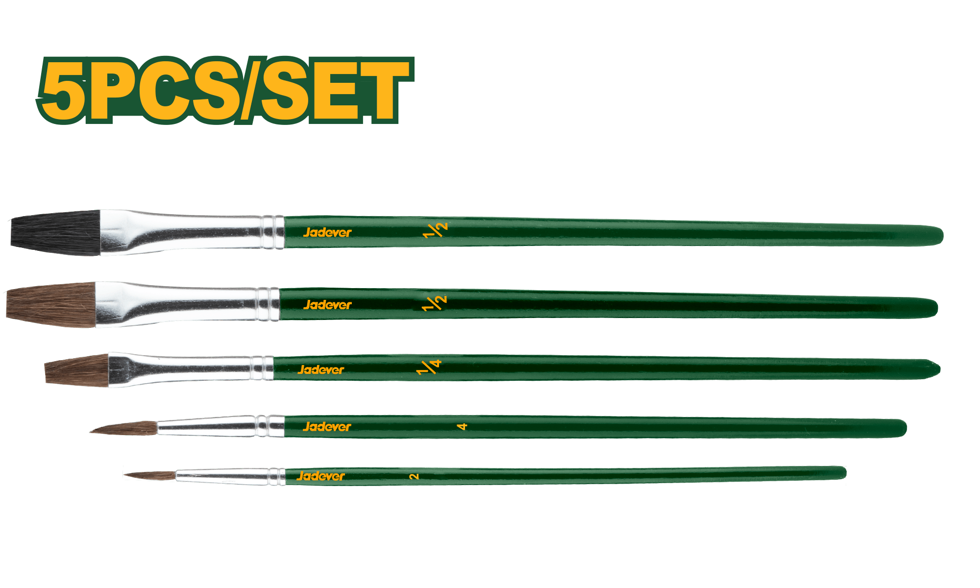 طقم فراشي رسم 5 قطع من جادايفر JADEVER - Smart Hack