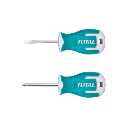 طقم مفك طبة عادي ومصلب من TOTAL - Smart Hack