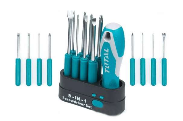 طقم مفكات 9 قطعة من TOTAL - Smart Hack