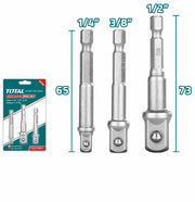 طقم وصلة دريل بوكس 1/2+3/8+1/4 من Total - Smart Hack