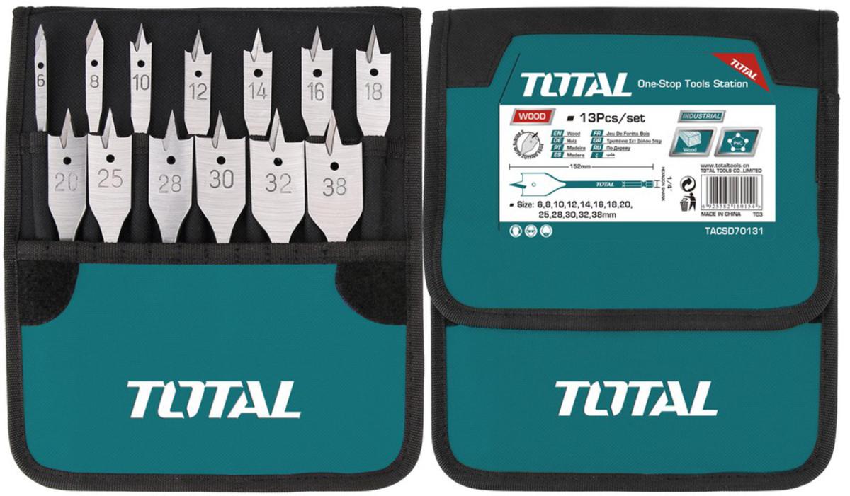 طقم ريش فراشة 13 قطعة 6 - 38 ملم من Total - Smart Hack