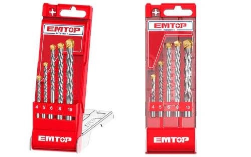 طقم ريش حفر للخرسانة والطوب 5PCS , من EMTOP - Smart Hack