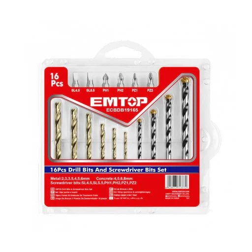 طقم ريش ومفكات (16PCS) من EMTOP - Smart Hack