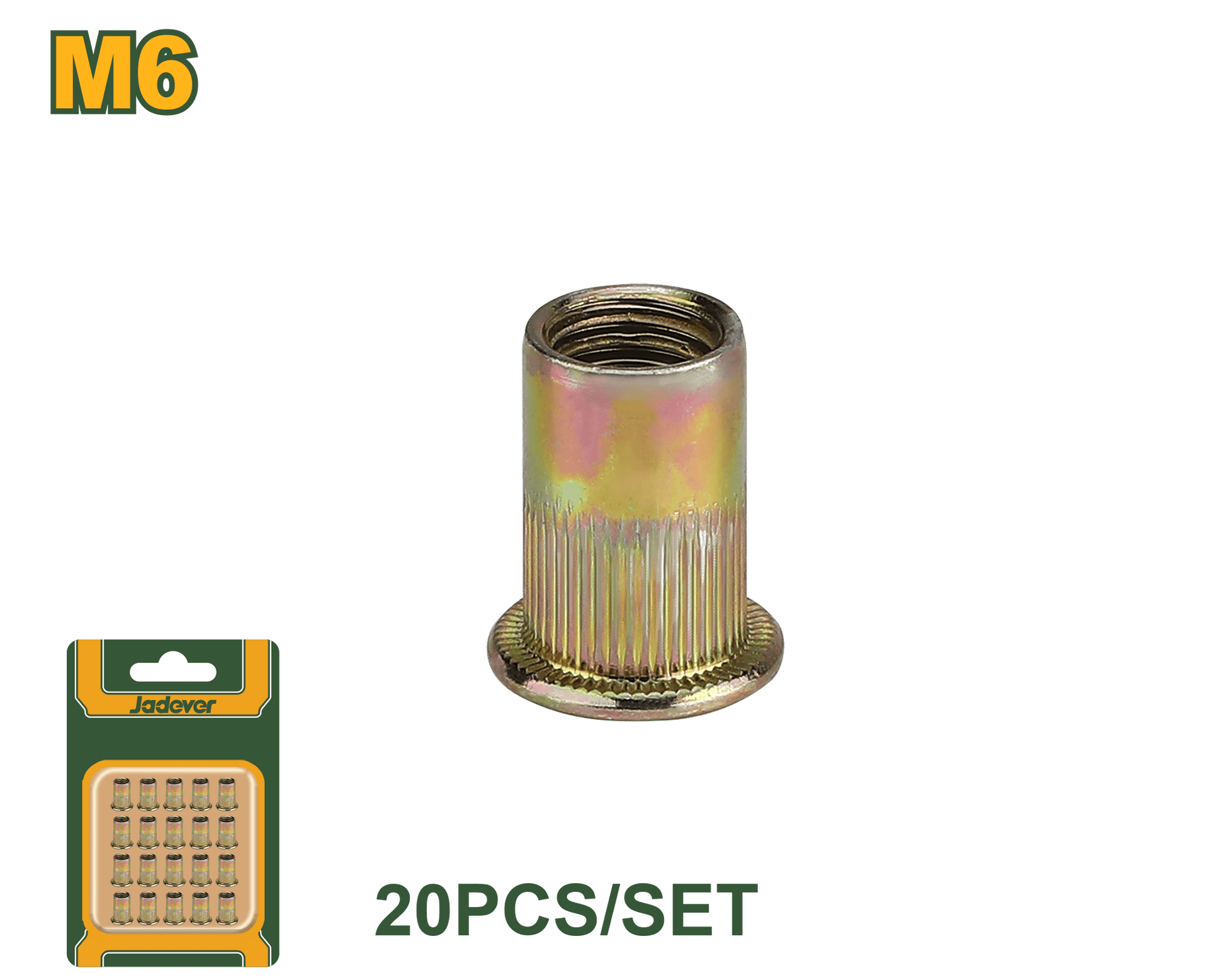 طقم صواميل التثبيت (20 قطعة متوفرة بأحجام متعددة) من JADEVER - Smart Hack