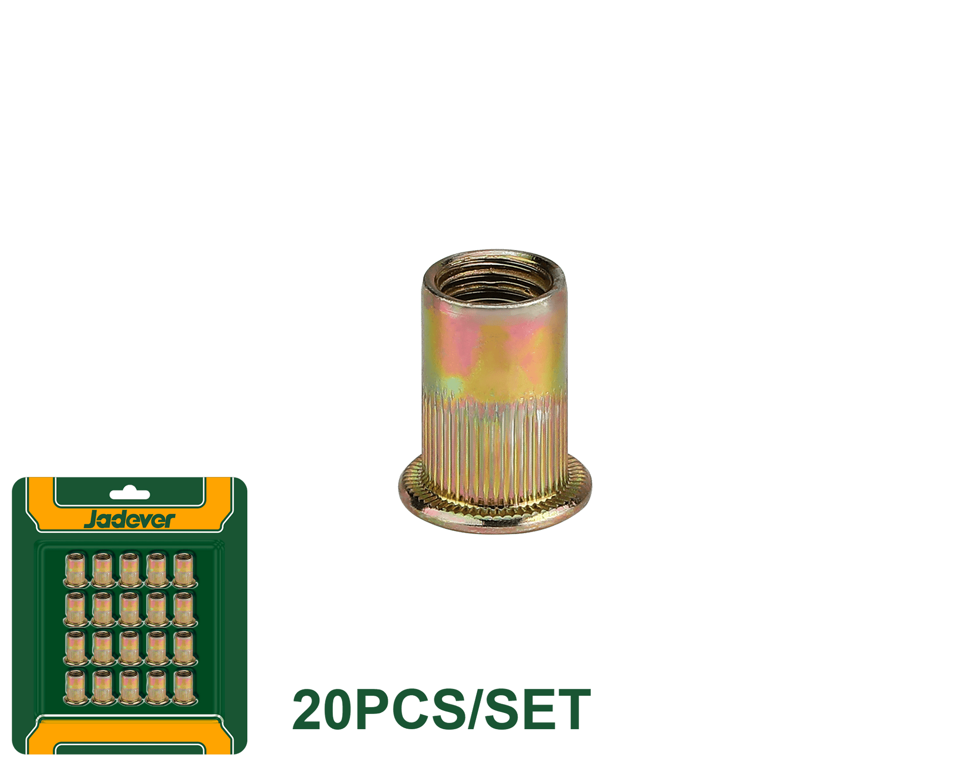 طقم صواميل التثبيت (20 قطعة متوفرة بأحجام متعددة) من JADEVER - Smart Hack