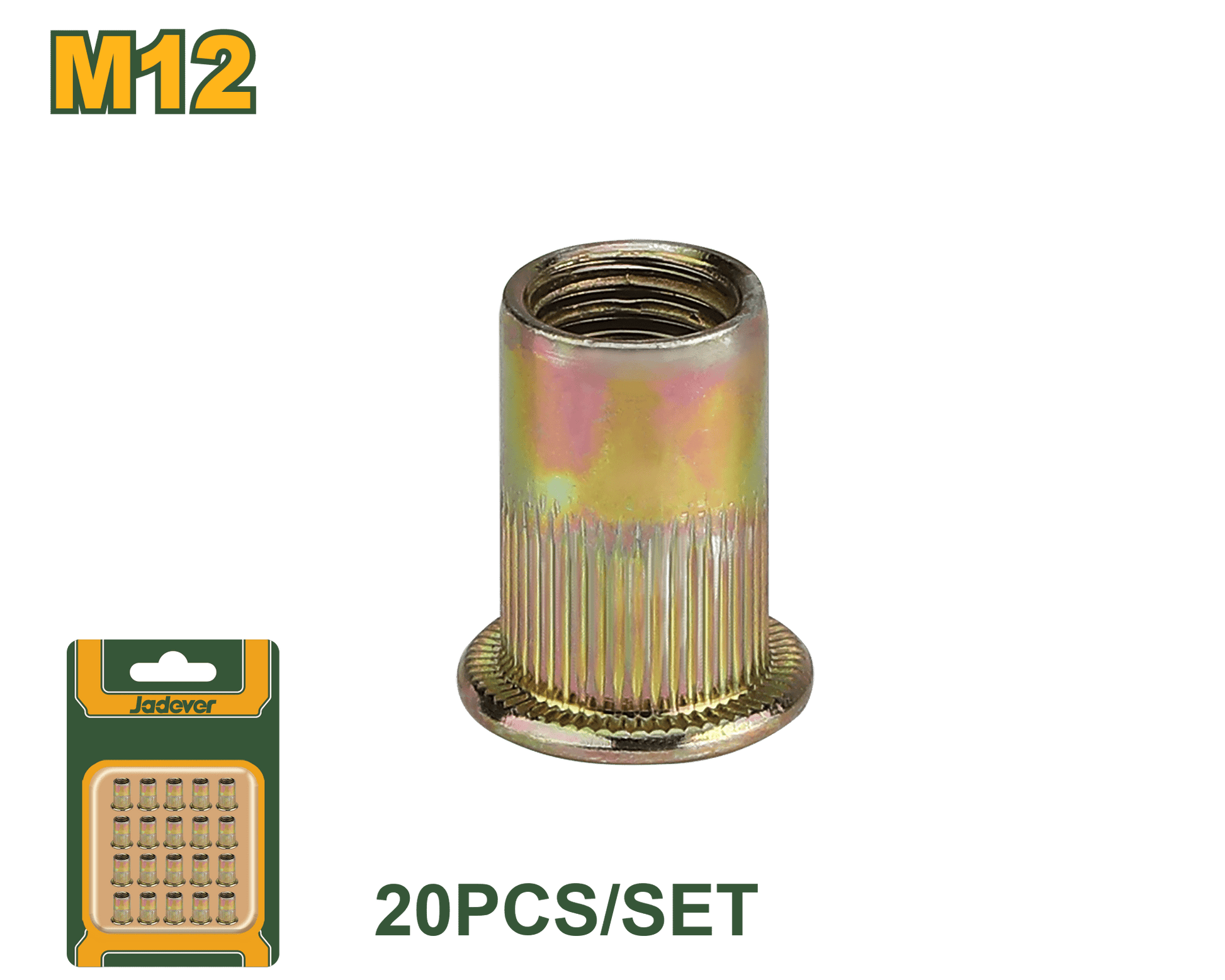 طقم صواميل التثبيت (20 قطعة متوفرة بأحجام متعددة) من JADEVER - Smart Hack