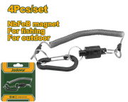 طقم صيد متعدد الأغراض 4 قطع مع مشبك مغناطيسي نيوديميوم من JADEVER - Smart Hack