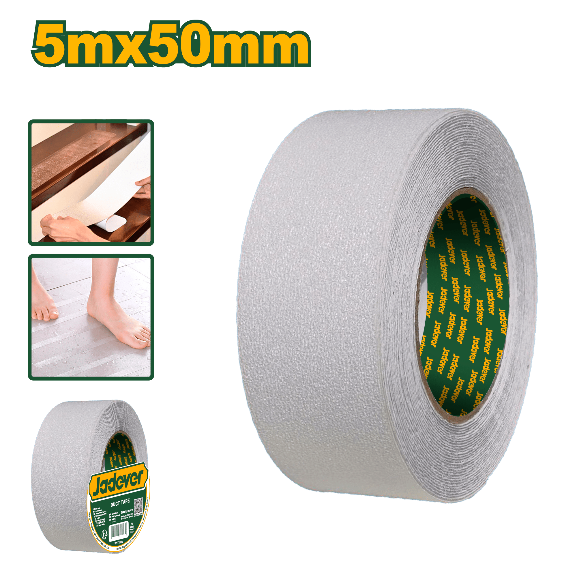 تيب مانع تزحلق شفاف 2 انش 5 متر من جاديفير Jadever - Smart Hack