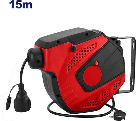 بكرة سحب كهرباء بطول 15 متر EMTOP EMEZ2515