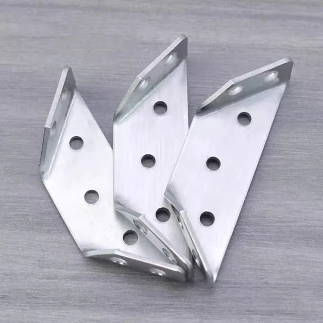 زاوية تثبيت معدنية 90 درجة متعددة الاستخدام – دعامة زاوية مثلثة لتعزيز الأثاث بقوة وثبات - Smart Hack