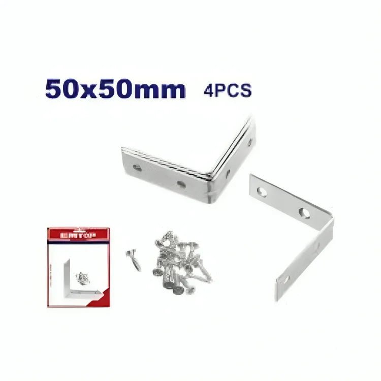 زوايا تثبيت 5×5 – طقم 4 قطع EMTOP EMCY2K50 - Smart Hack